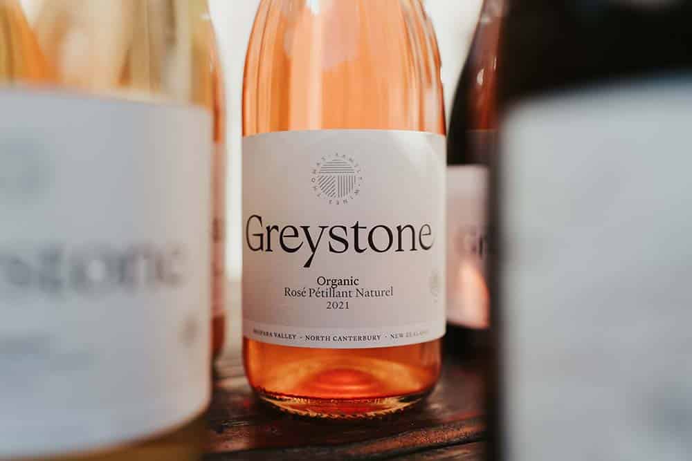 Greystone various bottles close up